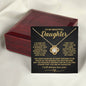 Birthday Gifts For Daughter Necklace, Father Daughter Gifts From Dad, Gifts For Daughter From Dad, Daughter Necklaces From Dad, Daughter Jewelry From Dad, To My Badass Daughter Necklace