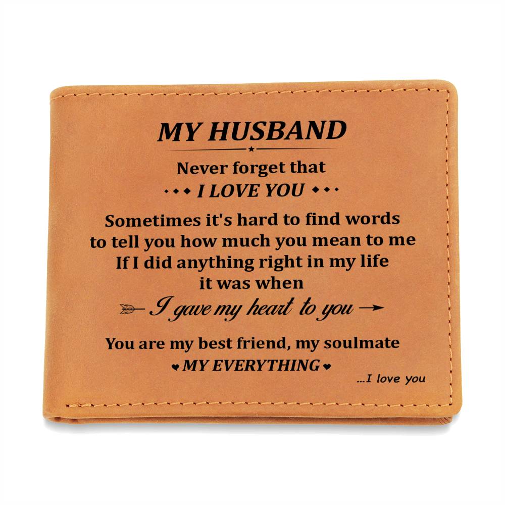 To My Husband Acrylic Plaque From Wife - Gifts For Husband From Wife Loving Acrylic Plaque Gifts - Romantic Birthday Gifts For Husband Home Office Desk Decorations Husband Gifts
