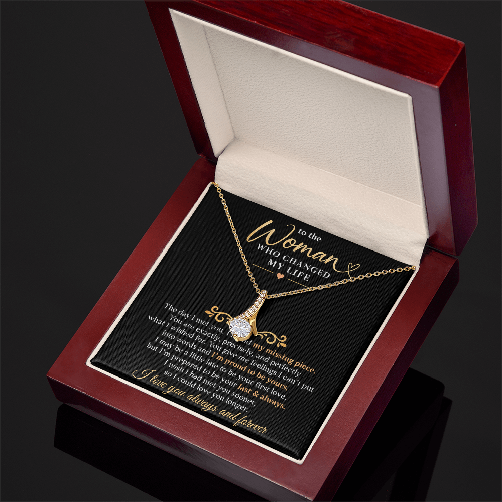 To The Woman Who Changed My Life - Alluring Beauty Necklace