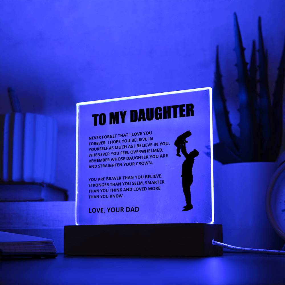 4U-3639-0O9T - Square Acrylic Plaque