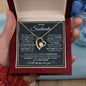 To My Soulmate Necklace, Soulmate Jewelry For Women, Wife Necklace From Husband, The Day I Met You Love Knot Necklaces For Wife, Soulmate Gifts For Her, To My Future Wife Necklace For Women