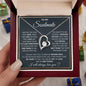 To My Soulmate Necklace, Soulmate Jewelry For Women, Wife Necklace From Husband, The Day I Met You Love Knot Necklaces For Wife, Soulmate Gifts For Her, To My Future Wife Necklace For Women