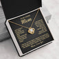 To My Loving Mom Necklace From Daughter and Son, Gifts For Mom From Son To Mom Gifts For Mothers day From Daughter To Mom Birthday Gifts Jewelry For Mom From Son To Mother Necklace Gifts