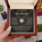 To My Beautiful Soulmate Necklace For Women, Soulmate Jewelry For Women, Wife Necklace From Husband, Wife Birthday Gift Love Knot Necklace For Wife, Soulmate Gifts For Her, To My Future Wife Necklace