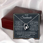 To My Soulmate Necklace, Soulmate Jewelry For Women, Wife Necklace From Husband, The Day I Met You Love Knot Necklaces For Wife, Soulmate Gifts For Her, To My Future Wife Necklace For Women