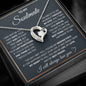 To My Soulmate Necklace, Soulmate Jewelry For Women, Wife Necklace From Husband, The Day I Met You Love Knot Necklaces For Wife, Soulmate Gifts For Her, To My Future Wife Necklace For Women
