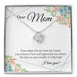 I Love You Mom Necklace Gifts for Mom from Daughter to Mom Gifts for Mothers Day from Daughter, To My Mom Necklace from Daughter to Mom Birthday Gifts Necklace with Message Card and Gift Box