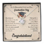 Graduation Gifts Necklace, Graduation Gifts for Her, College Graduation Gift for Girls Daughter Granddaughter Niece, Class of 2022 Graduation Jewelry, Graduation Necklace with Message Card