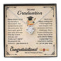 Graduation Gifts Necklace, Graduation Gifts for Her, College Graduation Gift for Girls Daughter Granddaughter Niece, Class of 2022 Graduation Jewelry, Graduation Necklace with Message Card