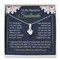 Soulmate Necklace Gift for Her, Soulmate Jewelry, Necklace for Future Wife, Wedding Anniversary Jewelry for Wife Necklace Gifts from Husband - Soulmate Gift Necklace with Message Card and Gift Box