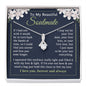 Soulmate Necklace Gift for Her, Soulmate Jewelry, Necklace for Future Wife, Wedding Anniversary Jewelry for Wife Necklace Gifts from Husband - Soulmate Gift Necklace with Message Card and Gift Box