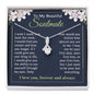 Soulmate Necklace Gift for Her, Soulmate Jewelry, Necklace for Future Wife, Wedding Anniversary Jewelry for Wife Necklace Gifts from Husband - Soulmate Gift Necklace with Message Card and Gift Box