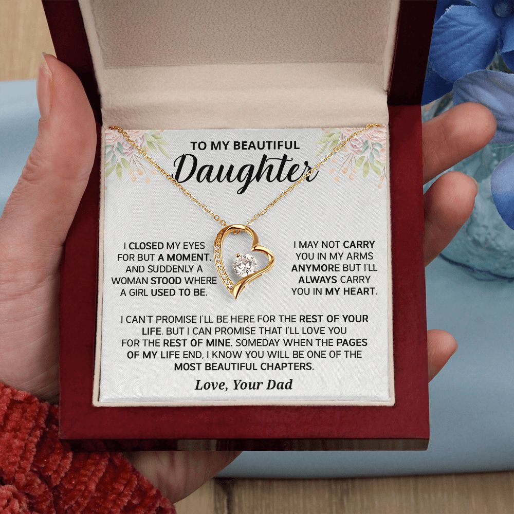 To My Daughter - Beautiful Chapters - Forever Love Necklace