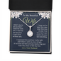Wife Necklace Gifts from Husband, Wedding Anniversary Jewelry for Wife from Husband to Wife Birthday Gifts, Wife Jewelry Gifts. Necklace Gift Set for Wife Necklace with Message Card