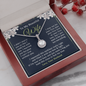 Wife Necklace Gifts from Husband, Wedding Anniversary Jewelry for Wife from Husband to Wife Birthday Gifts, Wife Jewelry Gifts. Necklace Gift Set for Wife Necklace with Message Card