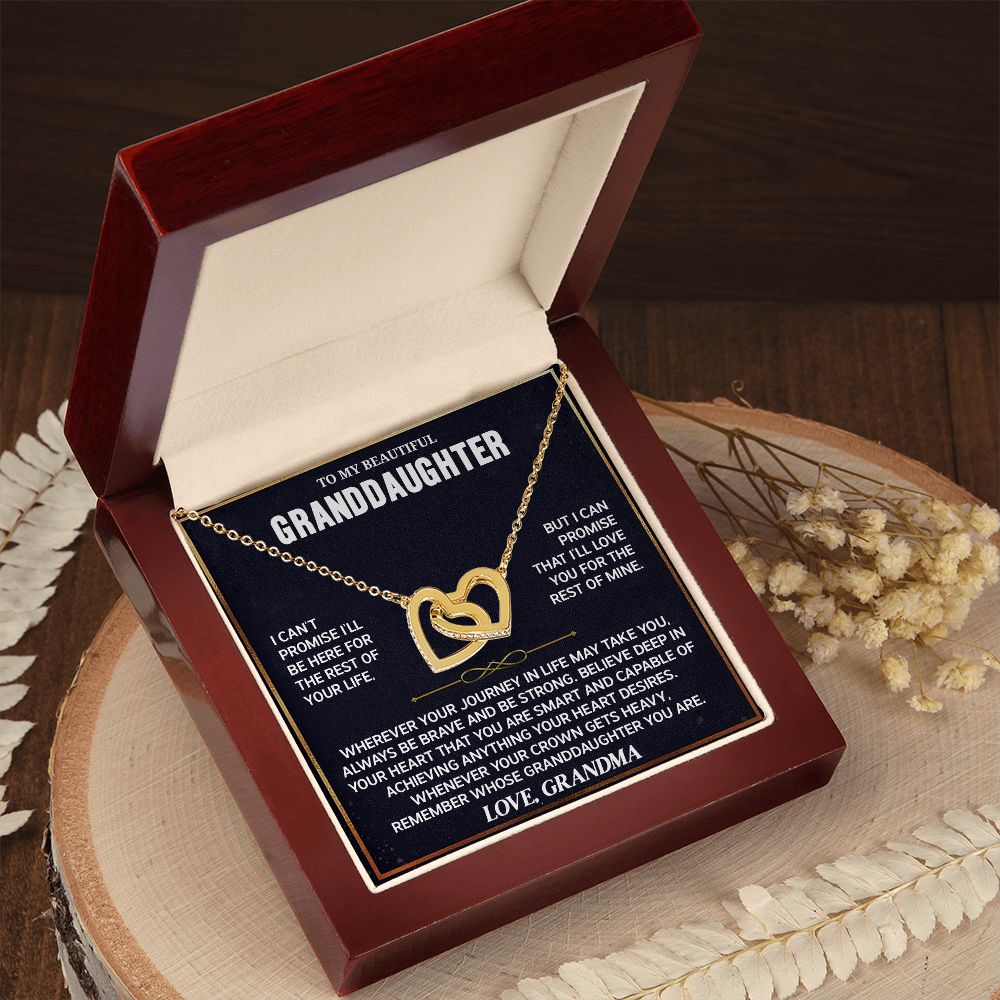 Granddaughter Interlocking Hearts necklace