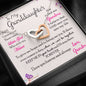 Interlocking Heart Necklace for Granddaughters from Grandma