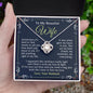 Wife Necklace from Husband, Wedding Anniversary Romantic Gifts for Wife from Husband To My Wife Necklaces for Wife Birthday Gifts, Wife Jewelry with Message Card and Gift Box