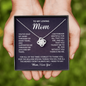 Mom Necklace From Daughter and Son, Gifts For Mom From Daughter, Mothers day Gifts For Mom