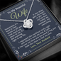 Wife Necklace from Husband, Wedding Anniversary Romantic Gifts for Wife from Husband To My Wife Necklaces for Wife Birthday Gifts, Wife Jewelry with Message Card and Gift Box