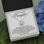 Daughter Necklace from Dad, Dad to Daughter Gifts, Gifts for Daughter from Dad, Father Daughter Necklace
