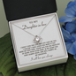 Daughter in law Necklace, Daughter in law Gifts from Mother in law
