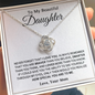 Mother to Daughter Gifts, Daughter Necklace Gifts for Daughter from Mom, Daughter Birthday Gift, Necklace From Mother To Daughter