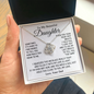 Dad to Daughter Gifts, Daughter Necklace Gifts for Daughter from Dad, Daughter Gifts from Dad, Father Daughter Necklace