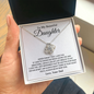 Daughter Necklace from Dad, Dad to Daughter Gifts, Gifts for Daughter from Dad, Father Daughter Necklace