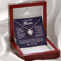 I Love You Mom Necklace Gifts for Mom from Daughter to Mom Gifts for Mothers Day from Daughter, To My Mom Necklace from Daughter to Mom Birthday Gifts Necklace with Message Card and Gift Box