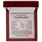 Granddaughter Necklace From Grandma To Granddaughter Gifts From Grandparents, To My Granddaughter Necklaces From Grandpa, Birthday Gifts For Granddaughter From Grandma, Granddaughter Jewelry