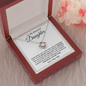 Daughter Necklace Gifts for Daughter from Dad, Dad to Daughter Gifts, Daughter Gifts from Dad, Father Daughter Necklace
