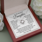 Dad to Daughter Gifts, Daughter Necklace Gifts for Daughter from Dad, Father Daughter Necklace