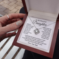 Dad to Daughter Gifts, Daughter Necklace Gifts for Daughter from Dad, Father Daughter Necklace