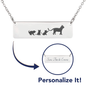 Personalized Mama Cat + 3 Kittens - Cat Necklace - Gifts for Cat Lovers