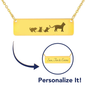 Personalized Mama Cat + 3 Kittens - Cat Necklace - Gifts for Cat Lovers