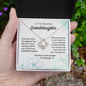 Granddaughter Necklace Gifts from Grandma to Granddaughter Gifts from Grandpa Nana, To My Beautiful Granddaughter Necklaces for Granddaughter Birthday Gifts Jewelry with Message Card