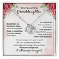 Granddaughter Necklace From Grandma To Granddaughter Gifts From Grandma Nana, To My Granddaughter Necklaces From Grandpa, Birthday Gifts For Granddaughter Jewelry With Message Card And Gift Box