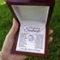 To My Beautiful Soulmate Necklace, Soulmate Jewelry For Women, Wife Necklace From Husband, Wedding Anniversary Necklace For Women, Soulmate Gifts For Her, To My Future Wife Necklace