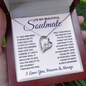 To My Beautiful Soulmate Necklace, Soulmate Jewelry For Women, Wife Necklace From Husband, Wedding Anniversary Necklace For Women, Soulmate Gifts For Her, To My Future Wife Necklace
