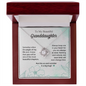 Granddaughter Necklace Gifts from Grandma to Granddaughter Gifts from Grandpa Nana, To My Beautiful Granddaughter Necklaces for Granddaughter Birthday Gifts Jewelry with Message Card