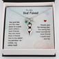 Best Friend Birthday Gifts for Women to My Best Friend Necklaces, Soul Sister Gifts, Best Friend Jewelry, Friendship Gifts for Women, BFF Friendship Jewelry with Message Card