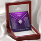 To My Wife Necklace from Husband, Gifts For Wife Birthday Gifts From Husband, Love Necklace for Wife from Husband to Wife Necklace, Wedding Anniversary Jewelry for Wife with Message Card and Gift Box