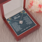 Gifts for Mom from Son to My Mom Necklace Gift for Mom Birthday Gifts, I Love You Mom Gifts for Mothers Day Necklace for Mom from Son to Mom Jewelry Gifts with Gift Box and Message Card