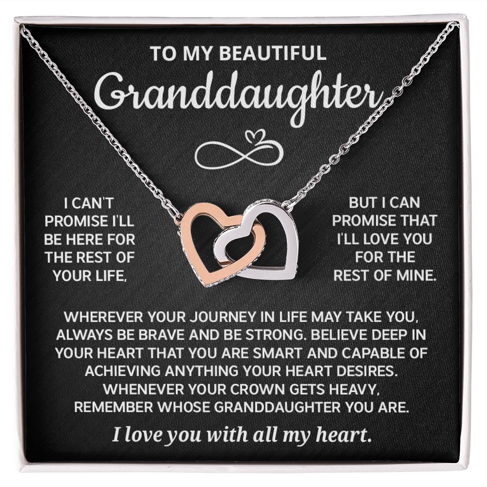 To My Granddaughter Necklace