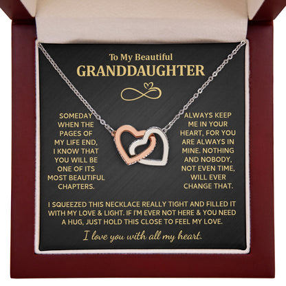To My Granddaughter Necklace