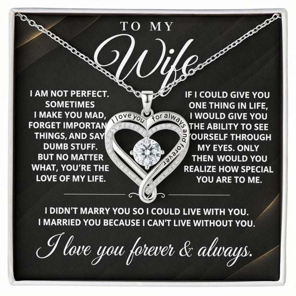 To My Wife - One Thing - Love You Always Necklace