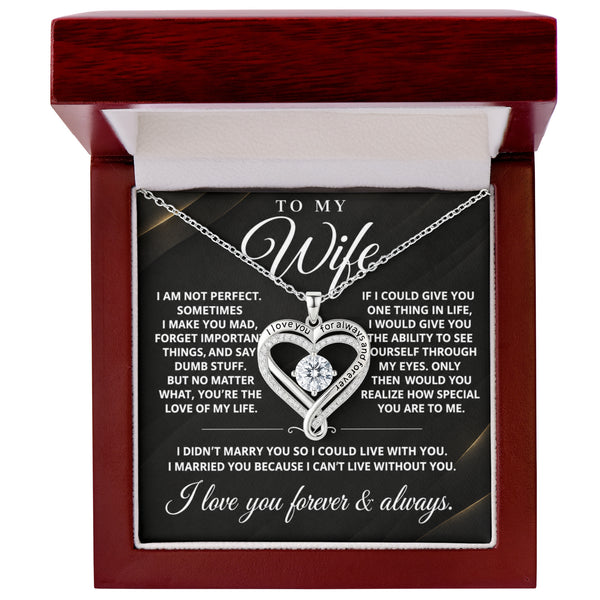 To My Wife - One Thing - Love You Always Necklace