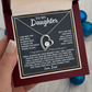 To My Daughter - I Am Not The Dad - Forever Love Necklace