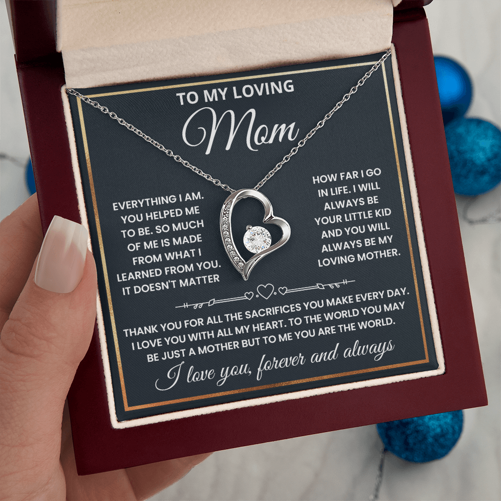 Mom - Everything I Am - Forever Love Necklace
